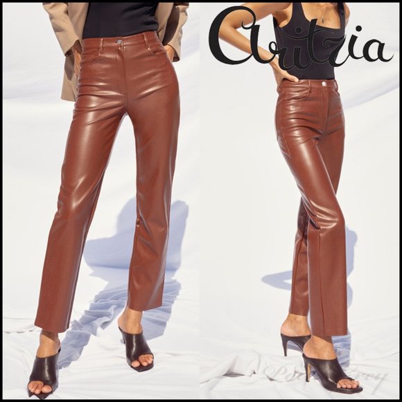 Aritzia Melina Vegan Leather Pant 